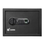 Cromad Caja Fuerte Electronica - Alto Nivel de Seguridad - De 4 a 8 Digitos - Huella Dactilar - Bisagras Ocultas - Incluye Llave de Emergencia - 250x350x250mm - Imagen 3