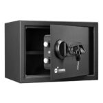 Cromad Caja Fuerte Electronica - Alto Nivel de Seguridad - De 4 a 8 Digitos - Huella Dactilar - Bisagras Ocultas - Incluye Llave de Emergencia - 250x350x250mm - Imagen 5