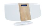 Thomson MIC401BT Micro Cadena Bluetooth -Reproductor de CD, Radio FM - Potencia Musical 60W - Mando a Distancia - Color Blanco/Madera