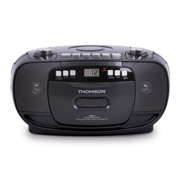 305577_2 Thomson RK200CD Radio CD con Casete - Color Negro - Imagen 1