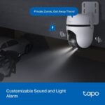 TP-Link Tapo C520WS Camara de Seguridad IP 2K QHD 4MP WiFi - Apta para Interior/Exterior - Vision Panoramica 360º - Vision Nocturna a Color - Deteccion Inteligente - Alarma de Luz y Sonido Personalizable - Imagen 4