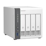 QNAP TS-433 NAS Torre Procesador ARM Cortex-A55 - Memoria 4GB - 4 Bahias 2.5", 3.5" - USB, RJ-45 2.5GB - Ventilador 120mm - Imagen 3