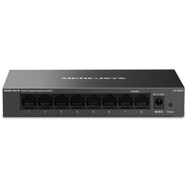 305982_1 Mercusys Switch 8 Puertos Gigabit RJ45 10/100/1000Mbps con Auto-Negociacion - Plug & Play - Tecnologia Verde - Imagen 1