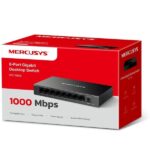 Mercusys Switch 8 Puertos Gigabit RJ45 10/100/1000Mbps con Auto-Negociacion - Plug & Play - Tecnologia Verde - Imagen 5