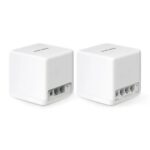 Mercusys H60X Sistema Wi-Fi 6 Mesh AX1500 Doble Banda - 2 Unidades Halo - Cobertura hasta 350 m² - Color Blanco - Imagen 2