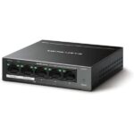 Mercusys Switch 5 Puertos Gigabit RJ45 10/100/1000Mbps - 4 Puertos PoE - Diseño Compacto - Plug & Play - Carcasa de Metal - Imagen 2