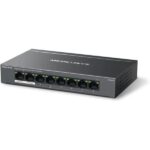 Mercusys Switch 8 Puertos Gigabit RJ45 10/100/1000Mbps - 7 Puertos PoE - Diseño Compacto - Plug & Play - Carcasa de Metal - Imagen 2