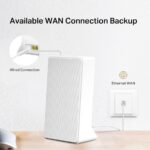 Mercusys Router Inalambrico 4G LTE- 300 Mbps en 2.4GHz y 867 Mbps en 5GHz - 2 Puertos 10/100Mbps - Color Blanco - Imagen 4
