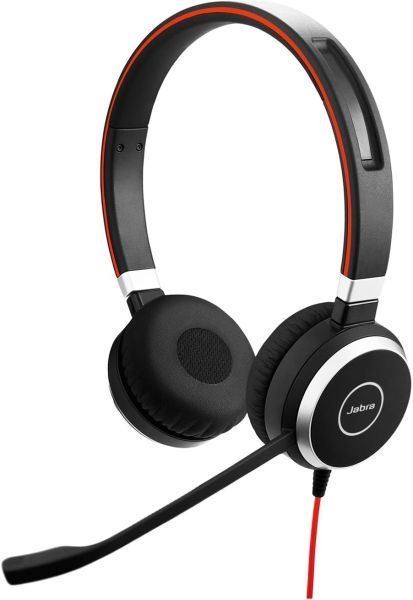 306052_1 Jabra Evolve 40 MS Auriculares con Microfono USB/3.5mm - Cancelacion Pasiva de Ruido - Diadema Ajustable - Controles en Cable - Color Negro - Imagen 1