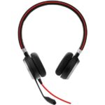 Jabra Evolve 40 MS Auriculares con Microfono USB/3.5mm - Cancelacion Pasiva de Ruido - Diadema Ajustable - Controles en Cable - Color Negro - Imagen 2