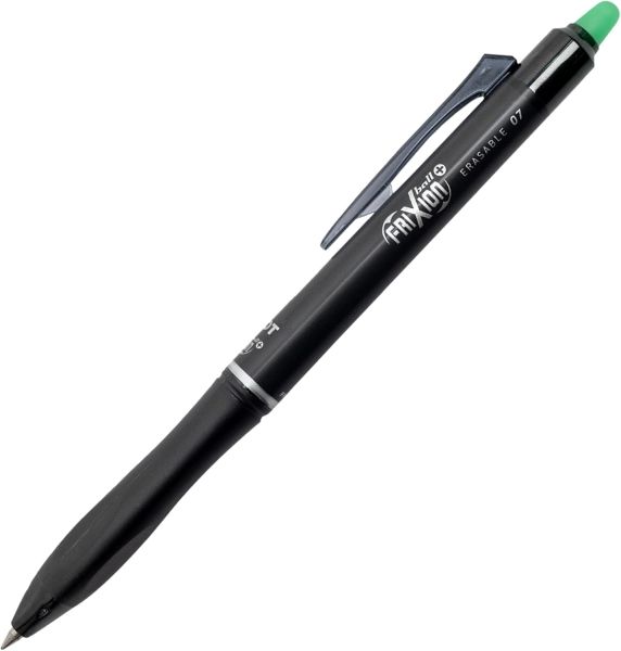 306212_1 Pilot Frixion Ball Plus Boligrafo Borrable - Punta de 0.7mm y Trazo de 0.35mm - Recargables - 80% de Plastico Reclclado - Color Verde - Imagen 1