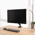 Tooq Soporte de Mesa con Brazo Articulado para Monitor de 13"-34" - Giratorio e Inclinable - Gestion de Cables - Peso Max 10kg - VESA 100x100mm - Color Negro - Imagen 4