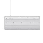 Trust Teclado de Membrana USB - Iluminacion LED - Cable de 1.35m - Color Blanco - Imagen 4