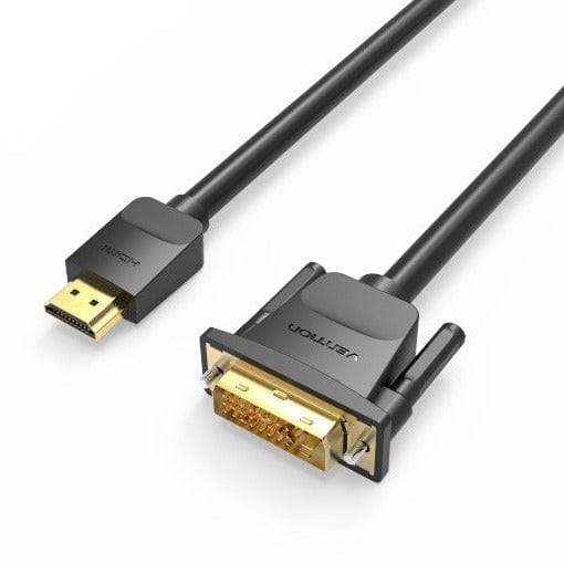 307028_1 Vention Cable DVI Macho a HDMI Macho - 5m - Color Negro - Imagen 1