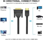 Vention Cable DVI Macho a HDMI Macho - 5m - Color Negro - Imagen 2