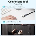 Vention Cable USB-A 3.0 Macho a USB 3.0 Hembra - 3m - Trenzado - Color Gris - Imagen 4