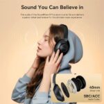 Vention SoundMate S11 Auriculares Bluetooth 5.3 - 20h de Bateria - Microfono - Color Negro - Imagen 4