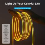 Vention Tira de Luces LED de Neon - Silicona - Control Remoto - USB 5V - 5m - Flexible y Duradera - Resistente al Agua IP65 - Imagen 2