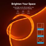 Vention Tira de Luces LED de Neon - Silicona - Control Remoto - USB 5V - 5m - Flexible y Duradera - Resistente al Agua IP65 - Imagen 4
