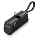 Vention PowerBank 4800mAh - USB-C - Carga Rapida 22.5W - Conector Plegable - Color Negro