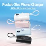 Vention PowerBank 4800mAh - USB-C - Carga Rapida 22.5W - Conector Plegable - Color Blanco - Imagen 3