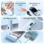 Vention PowerBank 4800mAh - Lightning - Carga Rapida 22.5W - Conector Plegable - Color Azul - Imagen 4