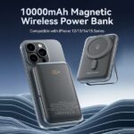 Vention PowerBank 1000mAh Magnetico Inalambrico - USB-C - Carga Rapida 20W - Color Negro - Imagen 2
