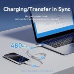 Vention Cable USB-C a USB-A 3A 60W - 2m - Trenzado - Color Azul - Imagen 4
