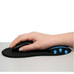 Ewent Alfombrilla de Raton de Gel con Reposamuñecas - 240x21x212mm - Color Negro - Imagen 4