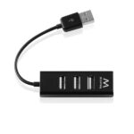 Ewent Hub USB2.0 de Alta Velocidad - USB-A de 4 Puertos - Color Negro - Imagen 4