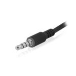 Ewent Auriculares de Chat con Microfono y Control de Volumen - Cable de 2m 1x Jack 3.5mm 4 Pines - Color Negro - Imagen 3
