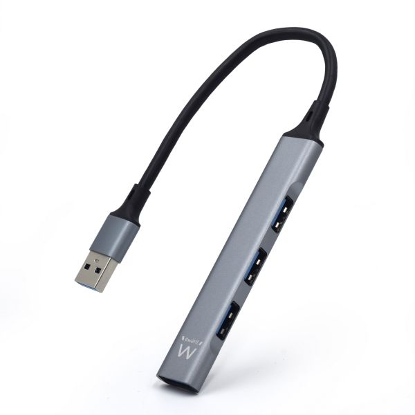 307923_1 Ewent Hub USB3.2 - 1 USB-A - 1 Puerto USB 3.2 - 3 Puertos USB 2.0 - Imagen 1