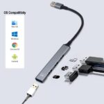 Ewent Hub USB3.2 - 1 USB-A - 1 Puerto USB 3.2 - 3 Puertos USB 2.0 - Imagen 4