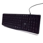Ewent Teclado con Cable de Oficina - 104 Teclas - Cable USB-A de 1.35m - Color Negro - Imagen 2