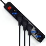 Ewent Regleta de Energia - 6 Enchufes - Version Schuko - 16A con Interruptor de Encendido/Apagado - Proteccion contra Sobrecarga - Cable de 1.5m - Color Negro - Imagen 4