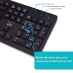 Ewent Pack Inalambrico 2.4hz KB+RATON - Teclado de Oficina con 13 Teclas Multimedia - Raton de Viaje - 1000dpi Unico - Receptor USB-A - 2 Bateria AA (Incluida) - Color Negro - Imagen 3