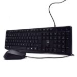 Ewent Paquete con Cable KB+RATON - Teclado de Oficina -Cable USB-A de 1.35m - Raton de oficina - 1000dpi - Cable USB-A de 1.35m - Color Negro - Imagen 2