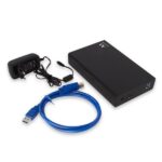 Ewent EW7056 Caja Externa para Disco Duro SATA de 3.5" -sin Tornillos - USB 3.2 - Cable 80cm - Color Negro - Imagen 3