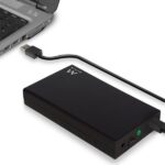 Ewent EW7056 Caja Externa para Disco Duro SATA de 3.5" -sin Tornillos - USB 3.2 - Cable 80cm - Color Negro - Imagen 4