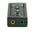 Ewent EW3762 Adaptador USB Audio - 2 Conectores 3.5mm para Microfono y Altavoces - Sonido 7.1 - Color Negro - Imagen 3