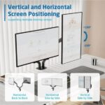 Ewent Soporte de Mesa Contrapeso Giratorio e Inclinable para Monitor/TV 16Kg - 2 Brazos - 17-32" - Color Negro - Imagen 4