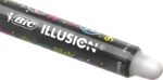 Bic Illusions Boligrafo Borrable - Punta Media de 0.7mm - Grip de Goma - Recargable - Color Negro - Imagen 3