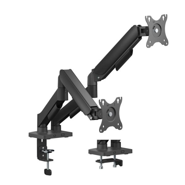 309458_1 Aisens Soporte de Mesa ECO Contrapeso Giratorio e Inclinable para Monitor/TV 9kg (3 Pivotes - 2 Brazos) de 17-32 - Color Negro - Imagen 1