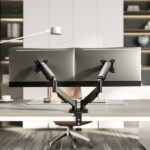 Aisens Soporte de Mesa ECO Contrapeso Giratorio e Inclinable para Monitor/TV 9kg (3 Pivotes - 2 Brazos) de 17-32 - Color Negro - Imagen 4