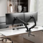 Aisens Soporte de Mesa ECO Contrapeso Giratorio e Inclinable para Monitor/TV 9kg (3 Pivotes - 2 Brazos) de 17-32 - Color Negro - Imagen 5