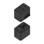Aisens Adaptador de Viaje Universal GaN 35W - 2xUSB-A QC3.0, 2xUSB-C PD3.0 - Color Negro - Imagen 2