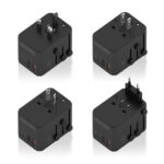 Aisens Adaptador de Viaje Universal GaN 35W - 2xUSB-A QC3.0, 2xUSB-C PD3.0 - Color Negro - Imagen 4