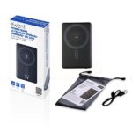 Ewent EW1160 Powerbank Magsafe 5000mAH 20W PD y QC - USB-C - Color Negro - Imagen 5