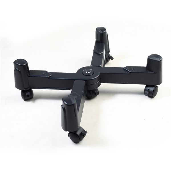 309613_1 Ewent EW1292 Soporte Movil para CPU - Evita la Electricidad Estatica y las Marcas - Ajustable hasta 25 cm - Hasta 25 kg - Negro - Imagen 1
