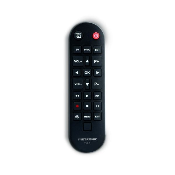 310283_1 Metronic Mando a Distancia Universal ZAP 2 Para TV + TDT - Color Negro - Imagen 1